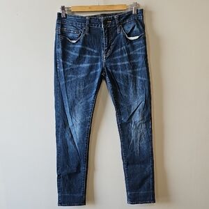 American Eagle Extreme Flex 30x30 Deep Blue Skinny Jeans